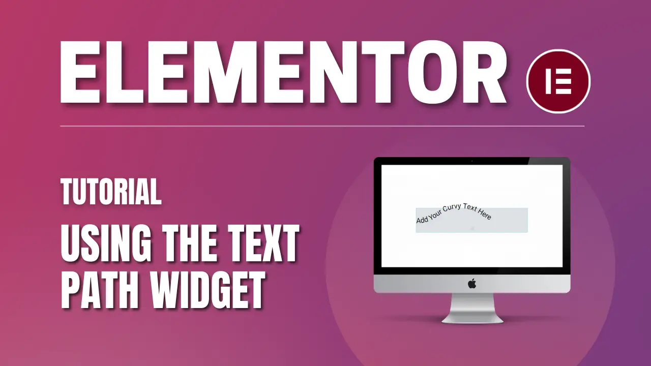 Create Text Path In Elementor